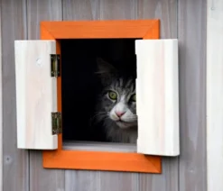dobar® petlife Katzenhaus Fany Cat, ca. B58/H109/T55 cm