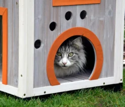 dobar® petlife Katzenhaus Fany Cat, ca. B58/H109/T55 cm