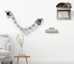 dobar® petlife Katzenmöbelset, inkl. Leiter, Höhle und Liegefläche, 3-teilig