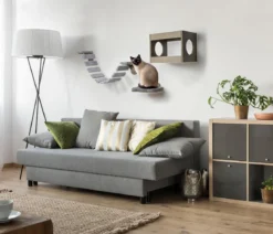 dobar® petlife Katzenmöbelset, inkl. Leiter, Höhle und Liegefläche, 3-teilig