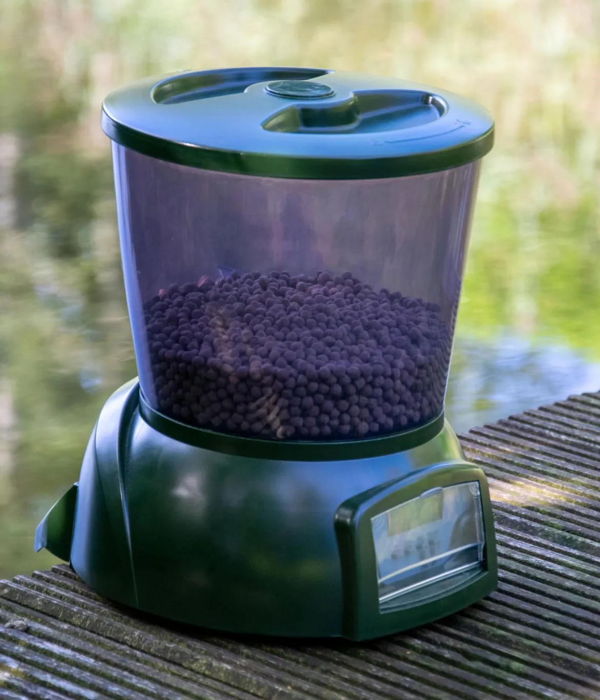 dobar® petlife Teichfischfutterautomat, ca. B22,5/H26,5/T22 cm