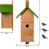 dobar® wildlife Nistkasten Karsten, inkl. Kamera, ca. B22,5/H53/T25,5 cm