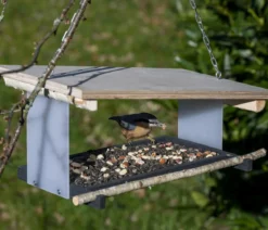 dobar® wildlife Vogelfutterhaus Futura II, ca. B38/H18/T22 cm