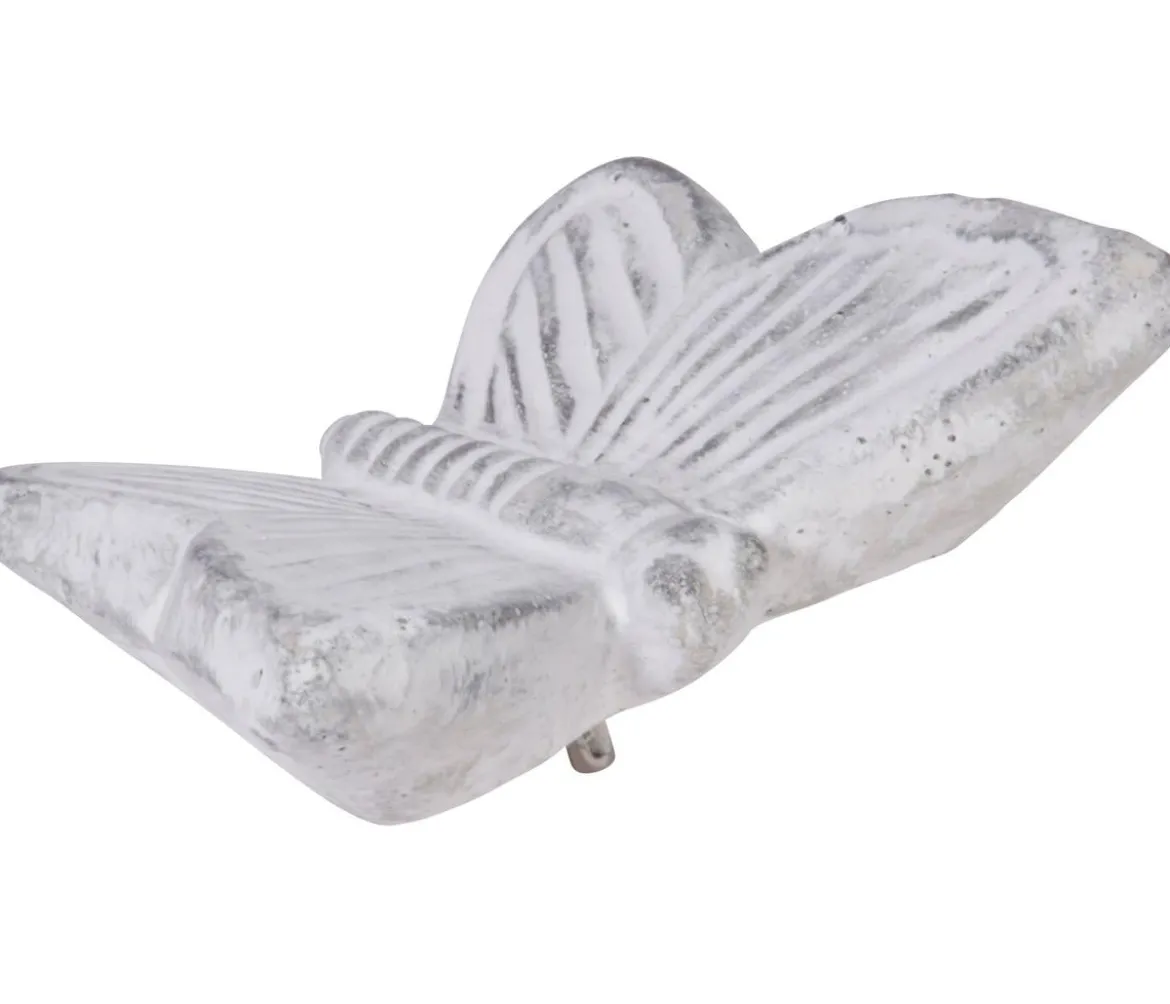 dobar® wildlife Vogeltränke Foglia, Keramik, weiß, ca. B37/H4,5/T28 cm