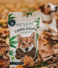 DOG'S LOVE Hundesnack Canna Drops, 150 g
