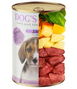 DOG'S LOVE Nassfutter für Hunde Junior, 6 x 400 g