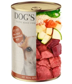 DOG'S LOVE Nassfutter für Hunde Bio, 6 x 400 g