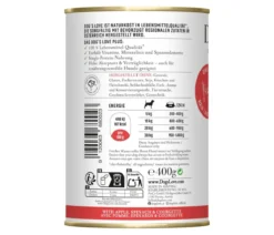 DOG'S LOVE Nassfutter für Hunde Adult, 6 x 400 g