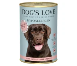 DOG'S LOVE Nassfutter für Hunde Hypoallergen, 6 x 400 g