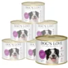 DOG'S LOVE Nassfutter für Hunde Adult, 6 x 200 g