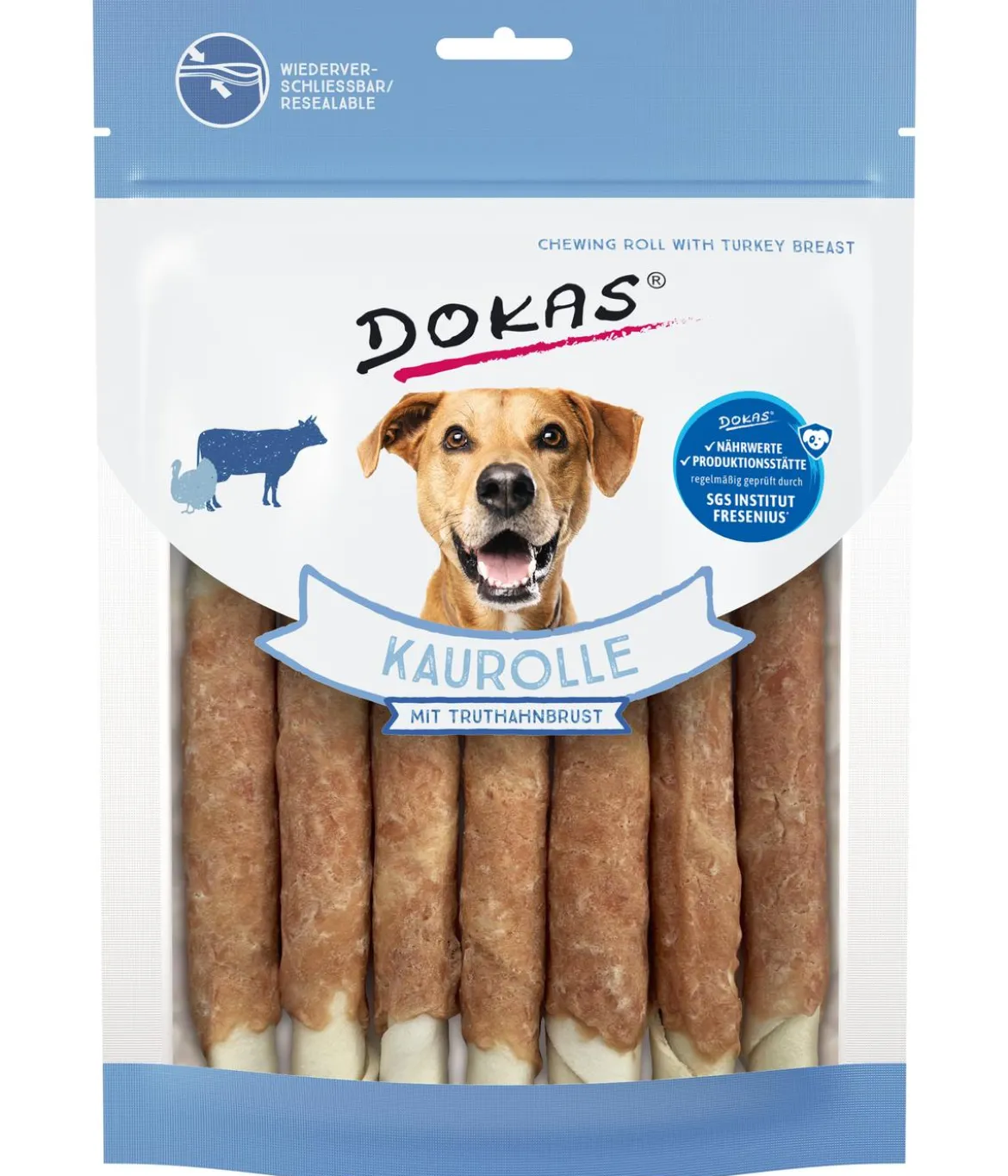 Dokas® Hundesnack Kaurollen Adult, 190 g