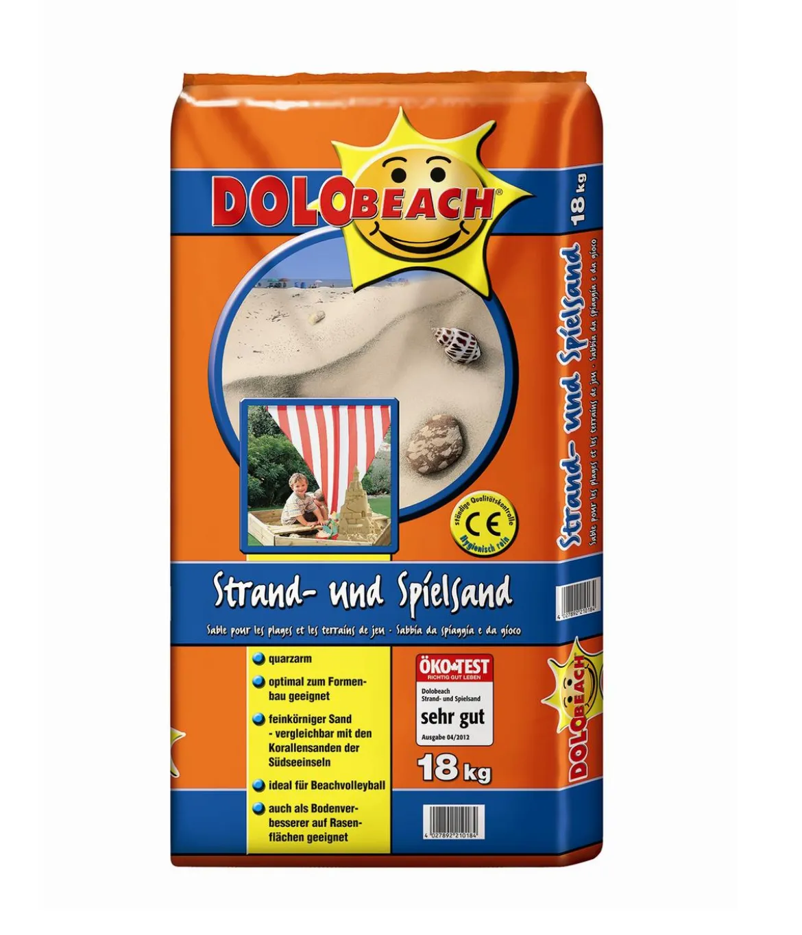 Dolobeach Strand- und Spielsand, 18 kg