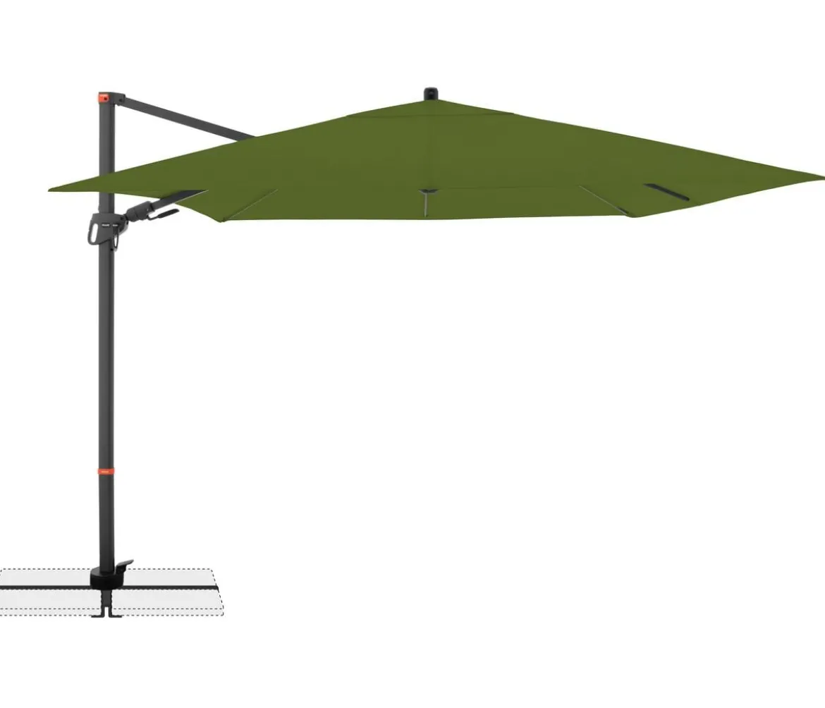 Doppler Ampelschirm myZone AX, quadratisch, ca. B280/T280 cm