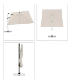 Doppler Ampelschirm myZone AX, quadratisch, ca. B280/T280 cm