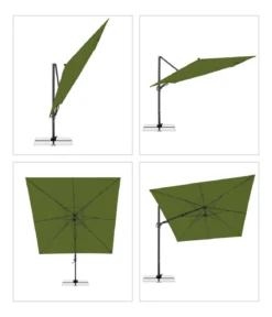 Doppler Ampelschirm myZone AX, quadratisch, ca. B280/T280 cm