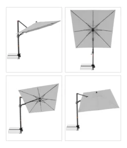 Doppler Ampelschirm myZone AX, quadratisch, ca. B210/T210 cm