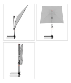 Doppler Ampelschirm myZone AX, quadratisch, ca. B210/T210 cm