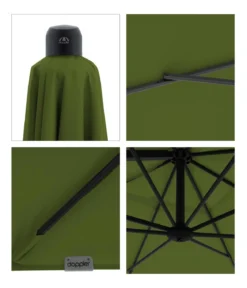 Doppler Ampelschirm myZone AX, quadratisch, ca. B210/T210 cm
