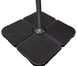 doppler Beschwerplatten für Schirme, 4er-Set