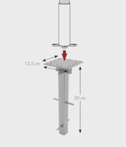 Doppler Bodenanker für Sonnenschirm