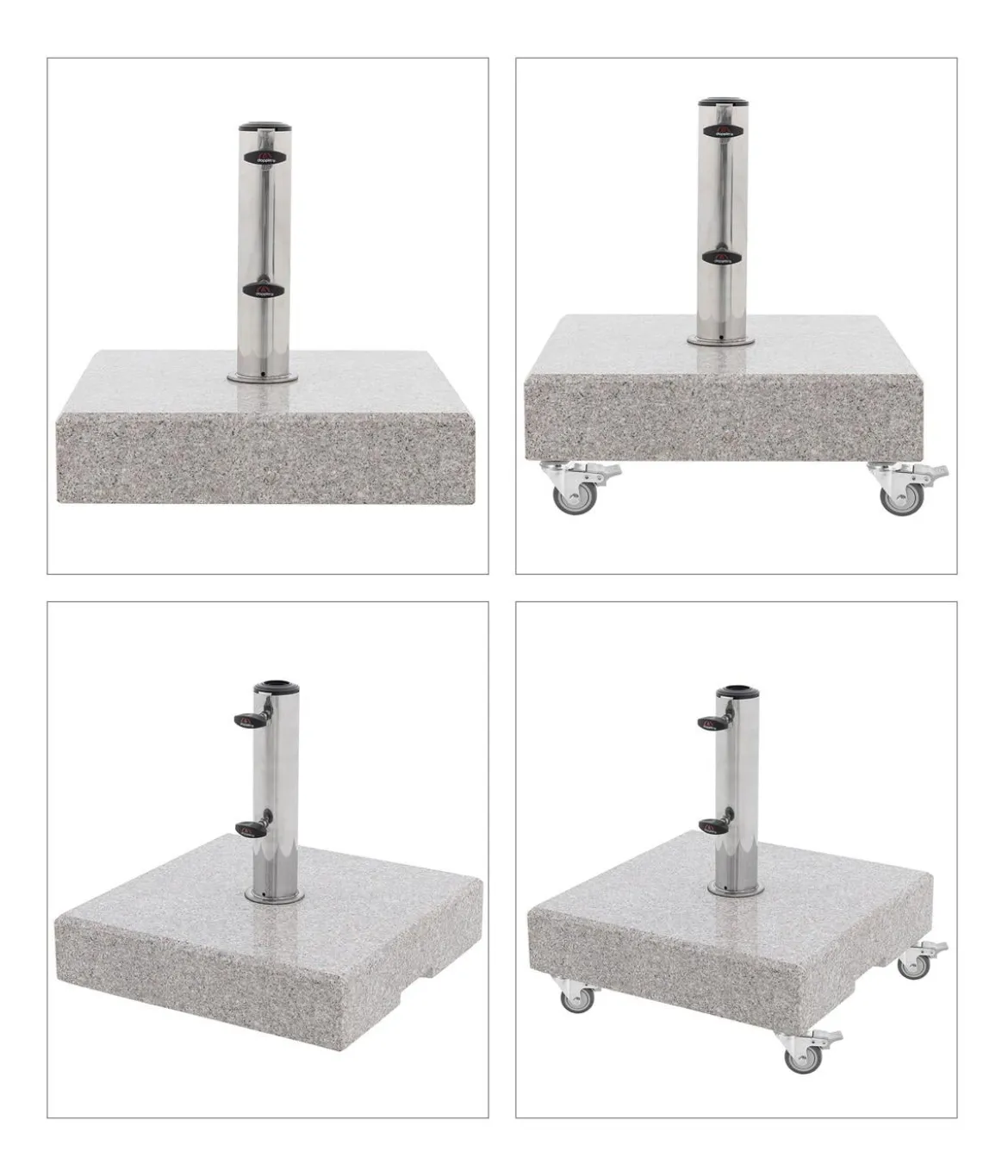 Doppler Granit-Schirmständer Life, 45 kg