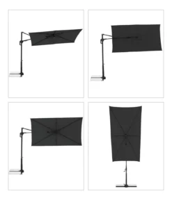 Doppler Pendelschirm Active Green Edition City, rechteckig, ca. B245/H235/T135 cm