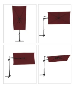 Doppler Pendelschirm Active Green Edition City, rechteckig, ca. B245/H235/T135 cm