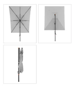 Doppler Pendelschirm myZone AX LED, rechteckig, ca. B300/T220 cm