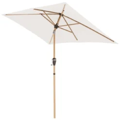 Doppler Sonnenschirm Aluwood Ultra, rechteckig, ca. B210/T140 cm
