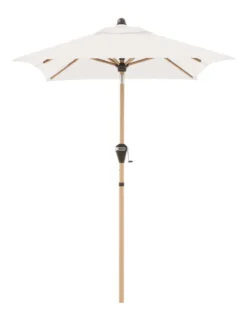 Doppler Sonnenschirm Aluwood Ultra, rechteckig, ca. B210/T140 cm