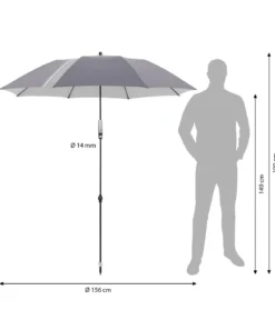 Doppler Sonnenschirm Expert Multi Push Up, ca. Ø156/H190 cm