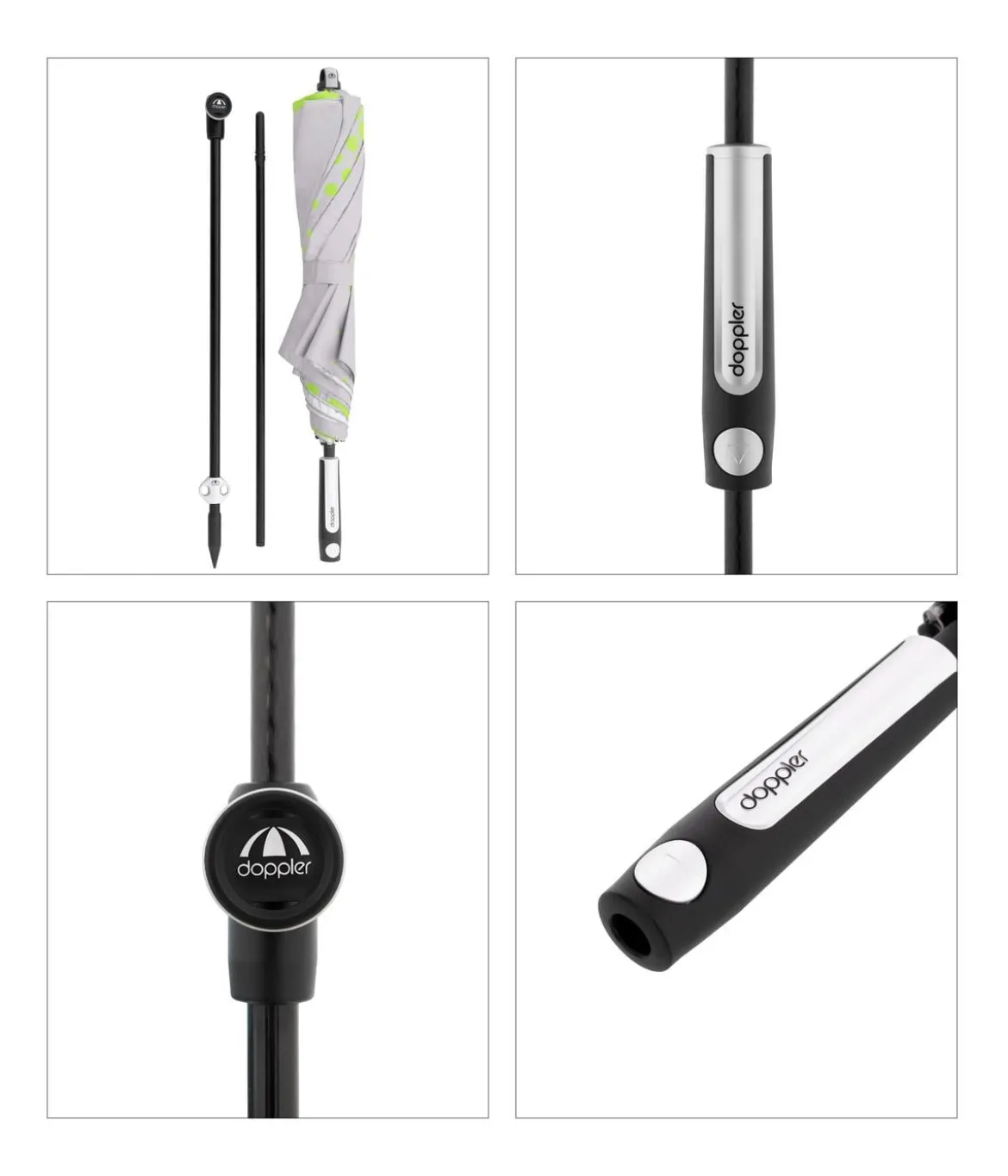Doppler Sonnenschirm Expert Multi Push Up, ca. Ø156/H190 cm