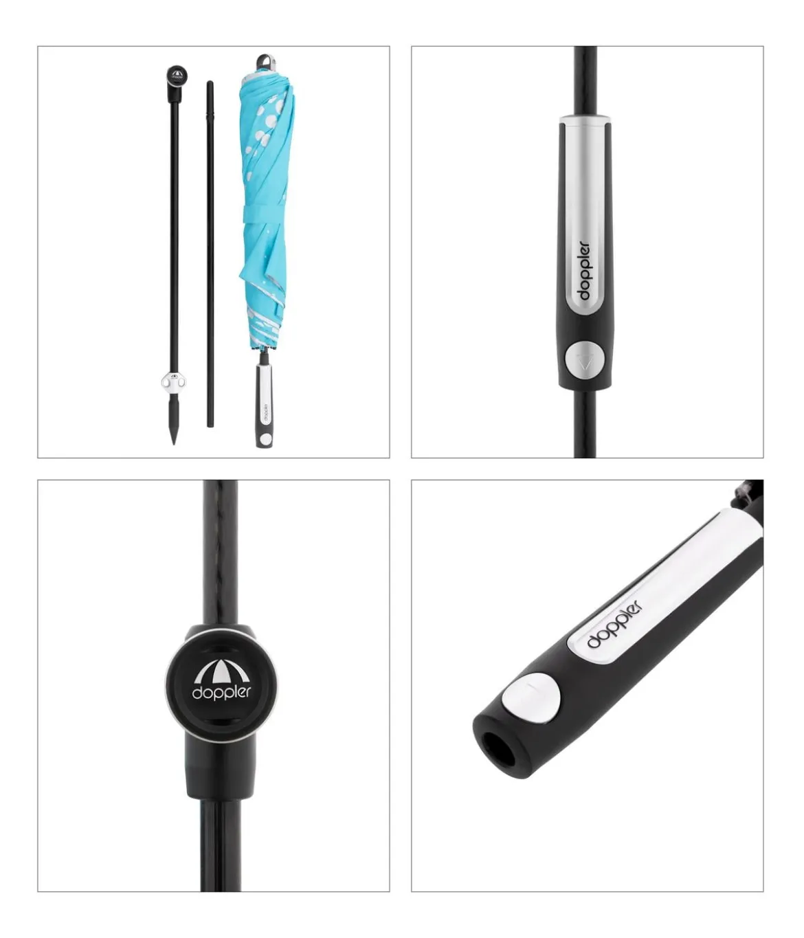 Doppler Sonnenschirm Expert Multi Push Up, ca. Ø156/H190 cm