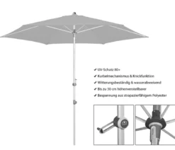 Doppler Sonnenschirm Expert Auto Tilt, rund, ca. Ø320 cm
