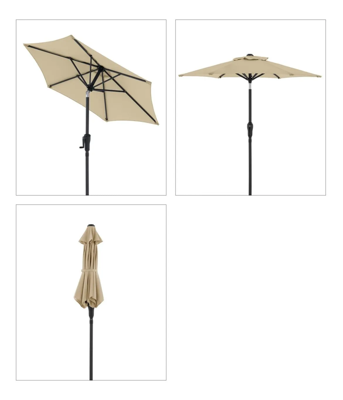 Doppler Sonnenschirm Life, rund, ca. Ø180 cm