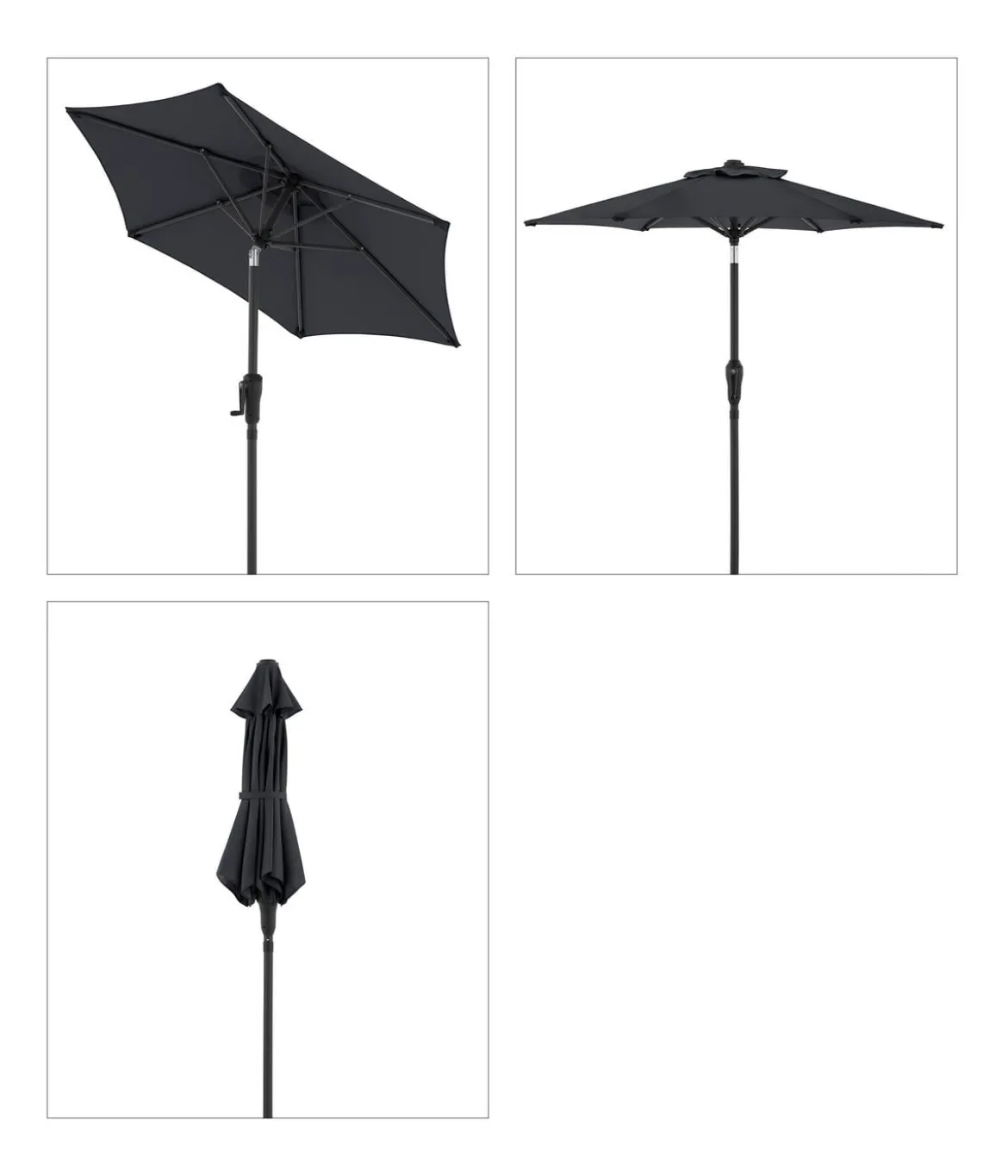 Doppler Sonnenschirm Life, rund, ca. Ø180 cm
