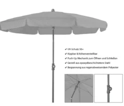 Doppler Sonnenschirm Sun Line Neo, ca. Ø149/H230 cm
