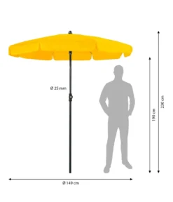Doppler Sonnenschirm Sun Line Neo, ca. Ø149/H230 cm