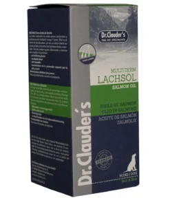Dr. Clauder’s® Ergänzungsfutter für Hunde Multi Derm Lachsöl Hair & Skin, 250 ml