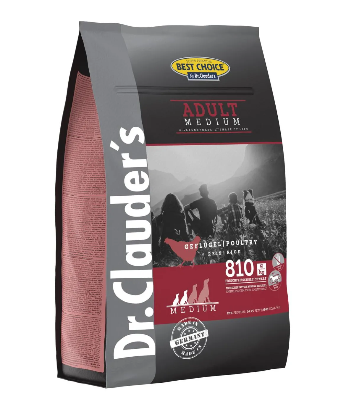 Dr. Clauder’s®Trockenfutter für Hunde Best Choice Adult Medium Breed