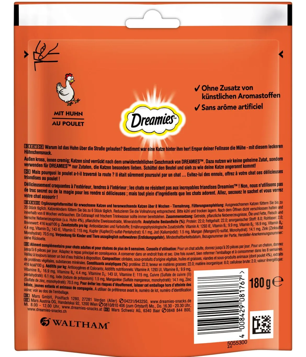 Dreamies™ Katzensnack, Megapack, 180 g