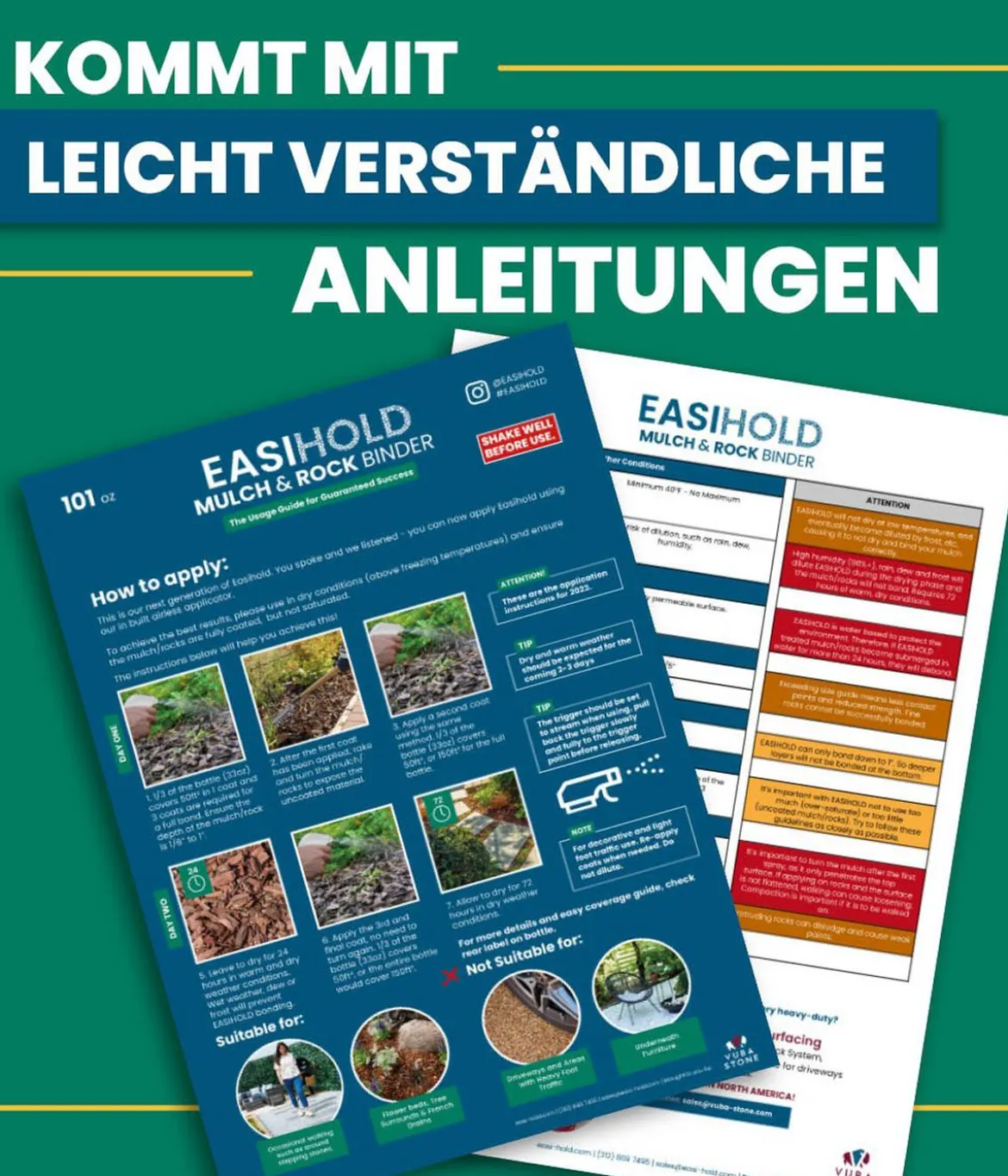 EasiHold Mulch & Steinbinder, 5 l
