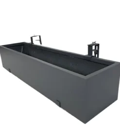 Eastwest Fiberglas-Balkonkasten Linea inkl. Halterung