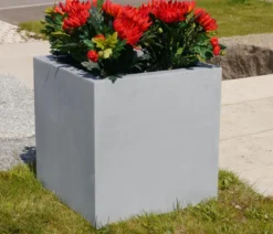 Eastwest Fiberglas-Pflanzkübel Supremo, quadratisch
