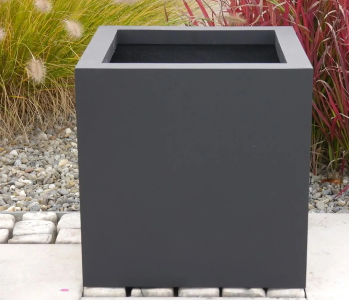 Eastwest Fiberglas-Pflanzkübel Supremo, quadratisch
