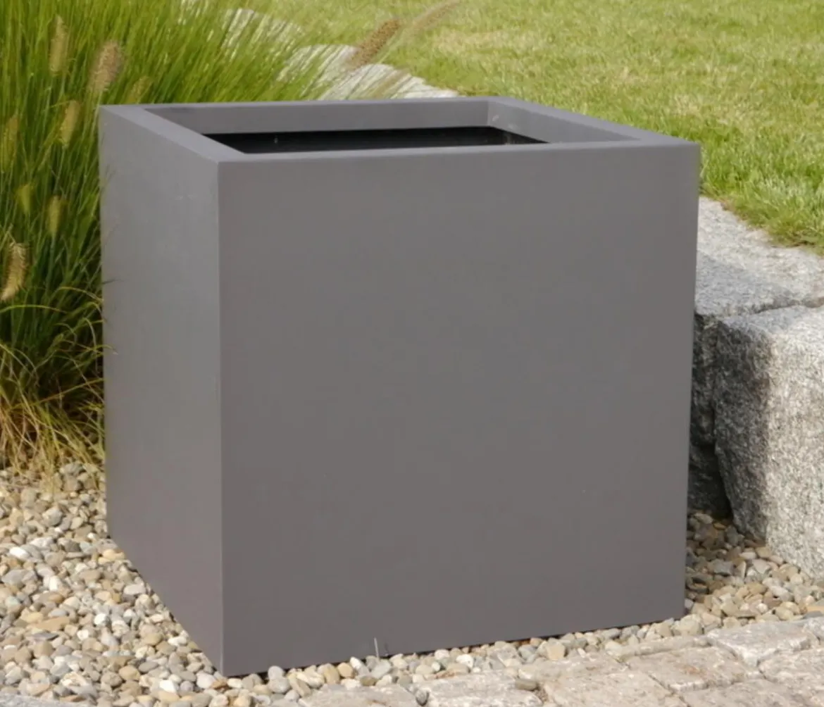 Eastwest Fiberglas-Pflanzkübel Supremo, quadratisch