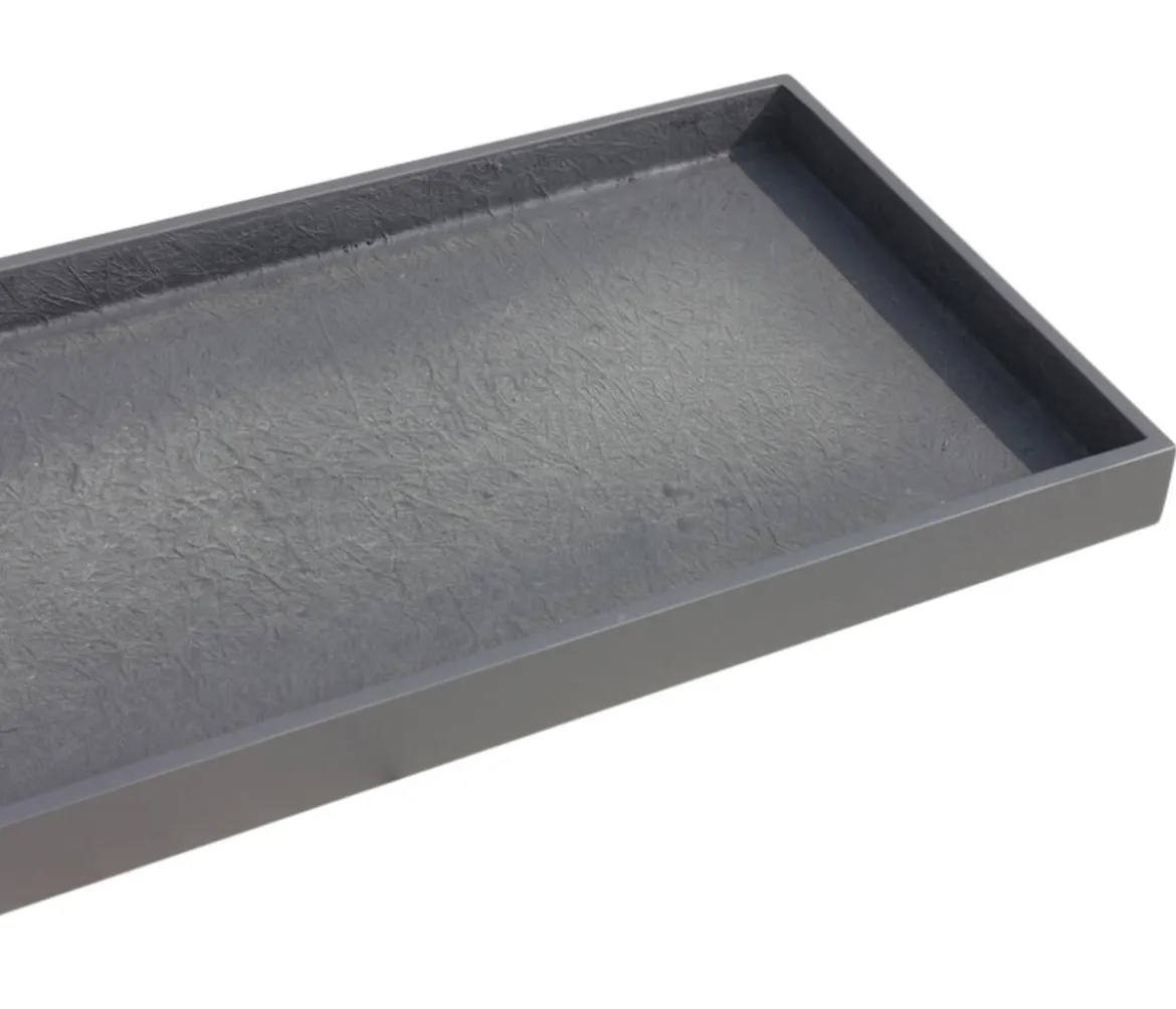 Eastwest Fiberglas-Untersetzer Bassin, rechteckig