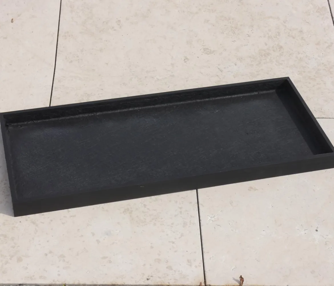 Eastwest Fiberglas-Untersetzer Bassin, rechteckig