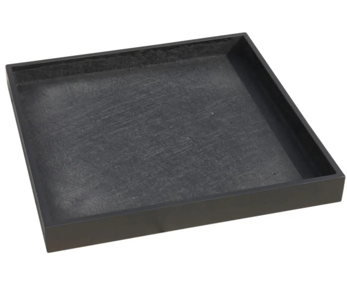 Eastwest Fiberglas-Untersetzer Bassin, quadratisch