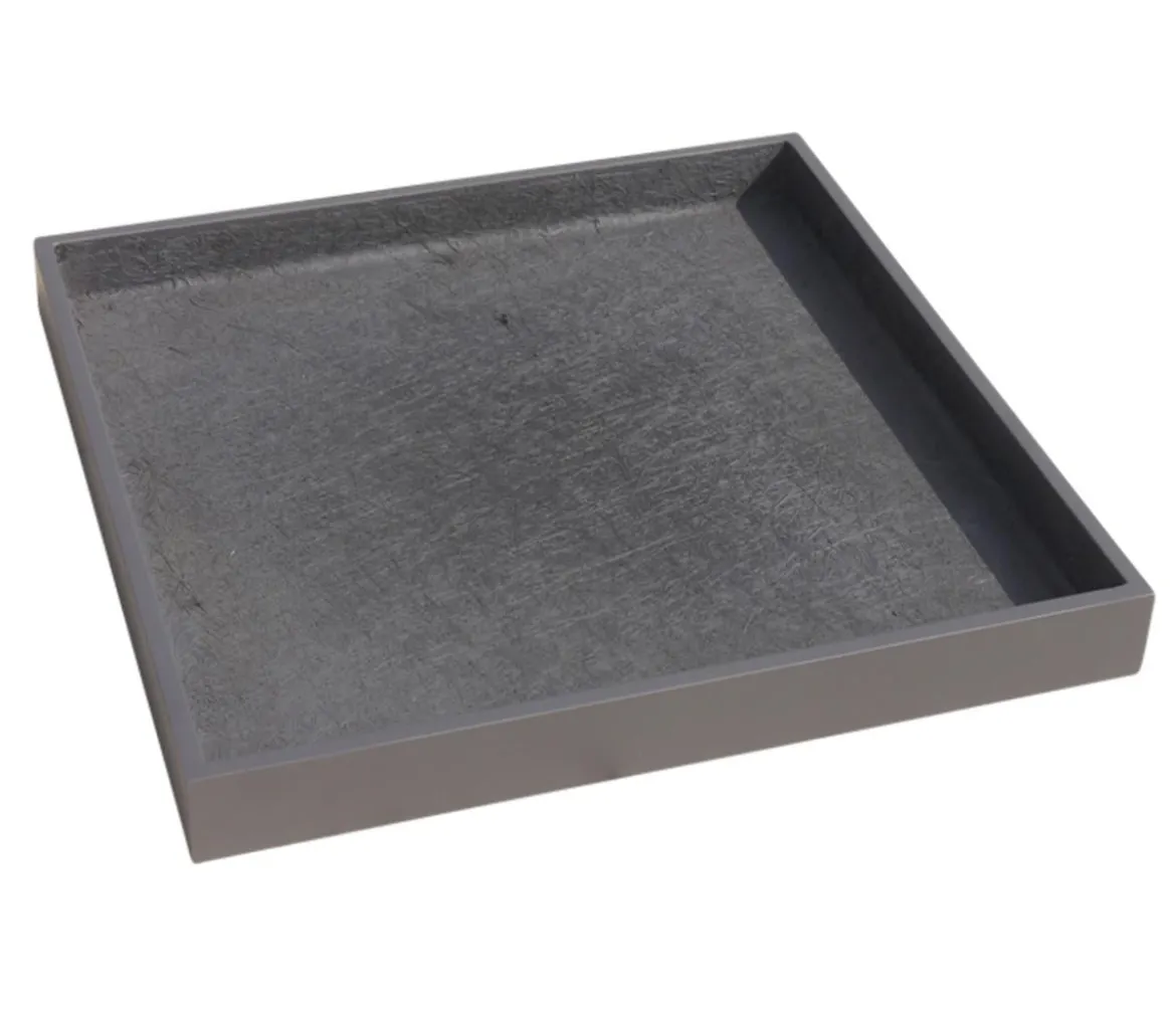 Eastwest Fiberglas-Untersetzer Bassin, quadratisch